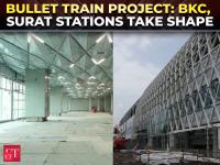 Mumbai-Ahmedabad Bullet Train: Construction work underway at Bandra Kurla Complex, Surat stations