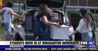 Students move in to Binghamton University