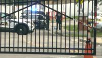 Students returning to campus were met with an alarming scene Saturday