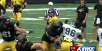 Iowa quarterback battle on display at Kids’ Day