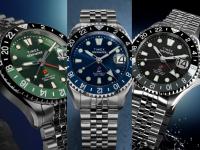 Timex's new automatic GMT watches are full stainless-steel and come in three colorways