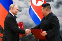 Kim, Putin reaffirm ties as anniversary marked; South Korean troops fire warning shots at North Korean soldiers