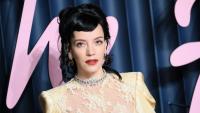 Lily Allen, 41, stuns in satin bustier and suspenders during Norway show