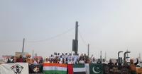 Indian and Pakistani riders take Independence Day rides