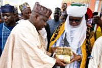 Yari Hands N163m, Food Items To Victims, Families Of Bandits Attack In Zamfara