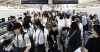 Holidaymakers rush home on final day of Japan's 'Bon' holidays