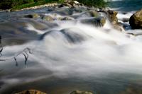 The Croatian River With the Remains of an Ancient City Below the Surface