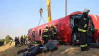 12 Polish tourists killed in Hungary bus crash; cops suspect driver dozed off
