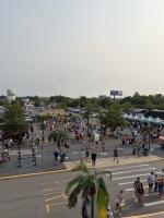 Banana Ball Pairs Entertainment with Baseball in Front of Sold Out Frawley Stadium