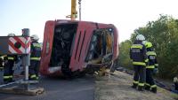Twelve killed after Polish bus overturns on motorway in Hungary
