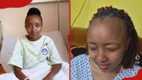 Risper: Teen battling cancer sheds tears after Kenyans raised over KSh 1.2m for her treatment