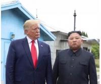 Trump posts photo with North Korean leader Kim, says 'we get along great'