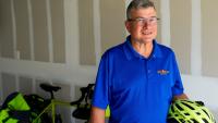 Newark rider turns epic bike race into fundraiser for homeless charity