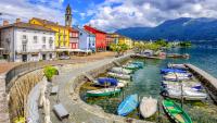 Situated Between Zurich And Milan Is Switzerland's Lakeside Village With Mediterranean Charm And Italian Flair