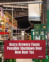 ABL Calls for Delay in Beer Excise Duty Hike, Seeks Further Stakeholder Consultation