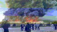 Large clouds of smoke engulf Russia's Wildberries warehouse after Ukraine's massive attack on Moscow | Visuals