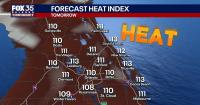 Orlando weather: Extreme heat, storm chances increase to conclude weekend