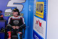 British Superbike rider Richard Kerr transferred to Basingstoke Hospital after high-speed crash in morning warm-up at Thruxton