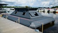 Russia tests floating gun outposts to shield maritime bases from drone attacks