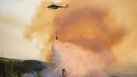 Belgium wildfire grows rapidly as European air support arrives