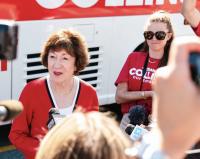 Collins Bus Tour Heads to Jackson’s Backyard as Maine Senate Race Intensifies