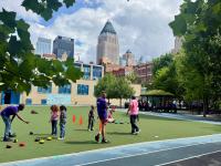 The movement to remake school playgrounds as urban climate oases