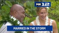 Seattle couple gets married on Hawaii beach during Hurricane Lala