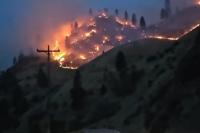 Video shows fire off Idaho's Banks-Lowman Road as locals fear 'another Lowman fire'