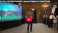 CG Oliver Mair “Farwell Tour” Thanks Jamaican Diaspora