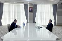 Minister of Foreign Affairs of Turkmenistan meets with IOM Coordinator for Central Asian Countries