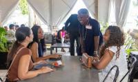 Young and aspiring lawyers mingle at inaugural event