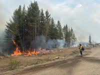 Controlled burns planned as stable weather conditions settle over Pear Lake wildfire