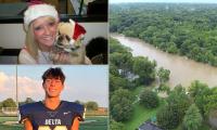 Indiana flooding victims identified as teen football star and great-grandmother who died with her beloved dog after 'once-in-a-lifetime' disaster killed six, including 4-year-old boy, with hundreds more rescued