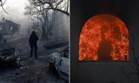 Two are killed in inferno on Greek island as Belgium's biggest-ever wildfire heads towards Germany as inferno doubles in size in 24 hours