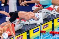Marchand Throws Down 49.64 Fly Split On Men’s Medley Relay, #12 Performance In History
