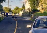 Man injured in collision between motorcycle and car
