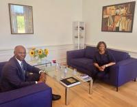 Minister Arrindell Receives Courtesy Visit from Former Governor of Sint Maarten