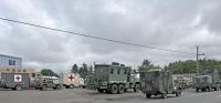 Military convoy arrives at Lewis and Clark’s destination