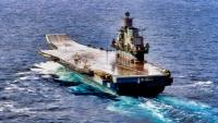 Russia’s 58,000-Ton Aircraft Carrier Had Its Dock Sink, Was Hit With a 70-Ton Crane that Opened 215-Square-Foot Hole, and Then Was on Fire for a Day
