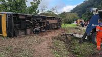 Bus accident kills at least eight in Brazil