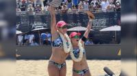 LSU duo sweeps all six opponents to three-peat at Manhattan Beach AVP Open