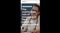 New Zealand: Insurance can play a greater role in country's healthcare system
