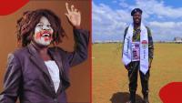 Kenyans call out Elvis Mushila for posting AI photo in KDF uniform: "Acha kutudanganya"