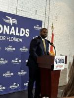 Donalds heralds his Florida affordability plan at Lakeland stop
