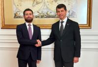 Armenia's Deputy Foreign Minister Discussed Strengthening Armenian-Ukrainian Relations with Zelenskyy in Kyiv