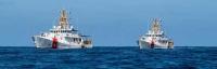 U.S. Coast Guard Cutter Douglas Denman returns to Ketchikan, following California coastal patrol