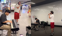 British Singer Rex Orange County Performs Surprise Set At KL’s MRT Bukit Bintang Station