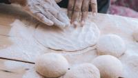 Baking bread at an Egyptian eco-lodge