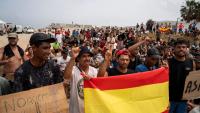 Cops probe 15 ‘sex assaults’ including against girl, 10, in Ceuta…as hundreds of migrants stage PROTEST demanding asylum