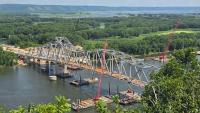 Bridge demolition between Iowa and Wisconsin means long detours, downtown challenges